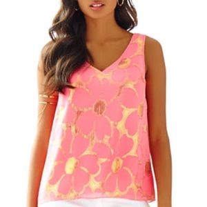 Lilly Pulitzer - Pink Cipriani Top in Pink Sun Ray
