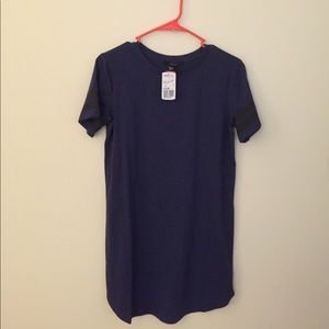 Blue/black t-shirt dress