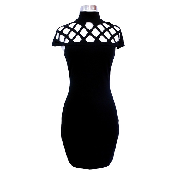 ❗️FINAL PRICE❗️Black Cut Out Bodycon Dress - Picture 5 of 8