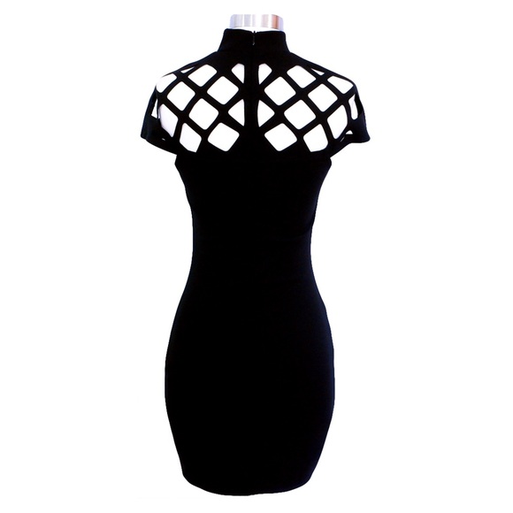 ❗️FINAL PRICE❗️Black Cut Out Bodycon Dress - Picture 7 of 8