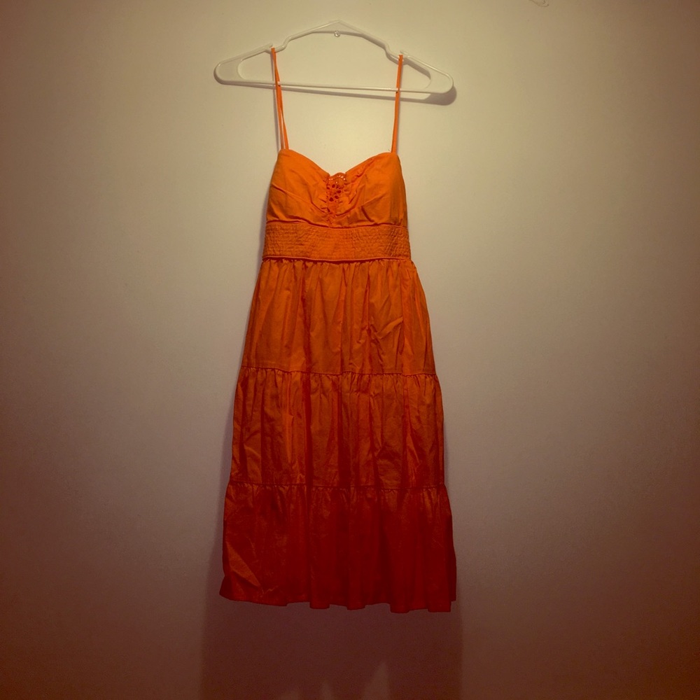 Orange sundress