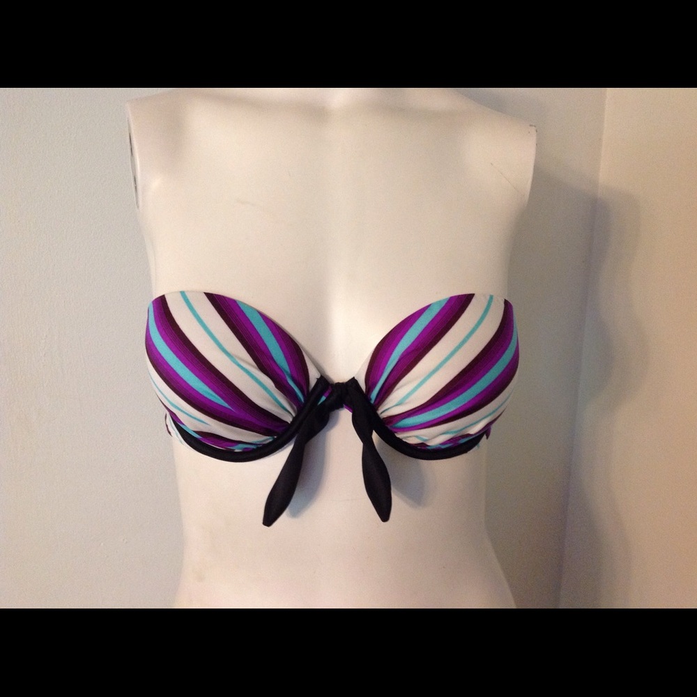 Victoria's Secret Biofit Strapless Swim Top 34 B