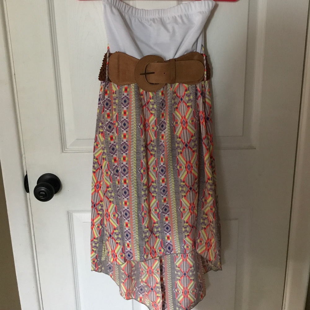 Strapless dress
