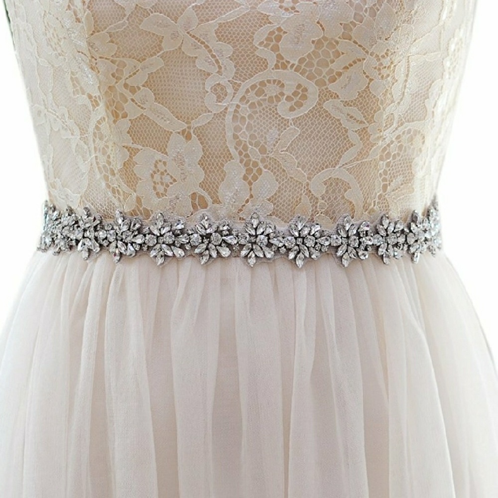 Stunning Rhinestone Bridal Belt