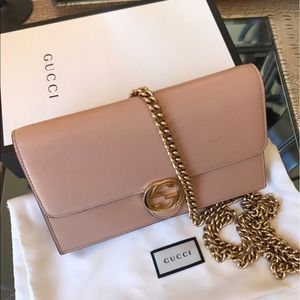 AUTHENTIC Gucci mini chain cross body bag