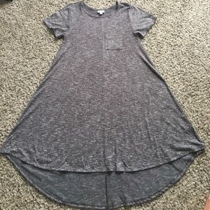 Lularoe Carly XS Heathered Gray - Super Soft!
