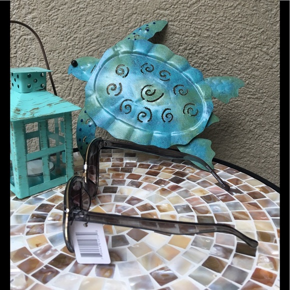 Gold/Coffee color Cat eye sunglasses - Picture 3 of 8