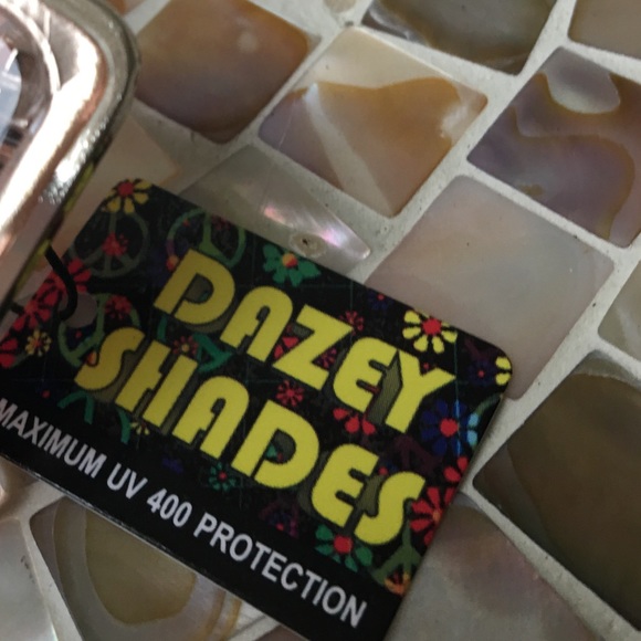 Gold/Coffee color Cat eye sunglasses - Picture 5 of 8