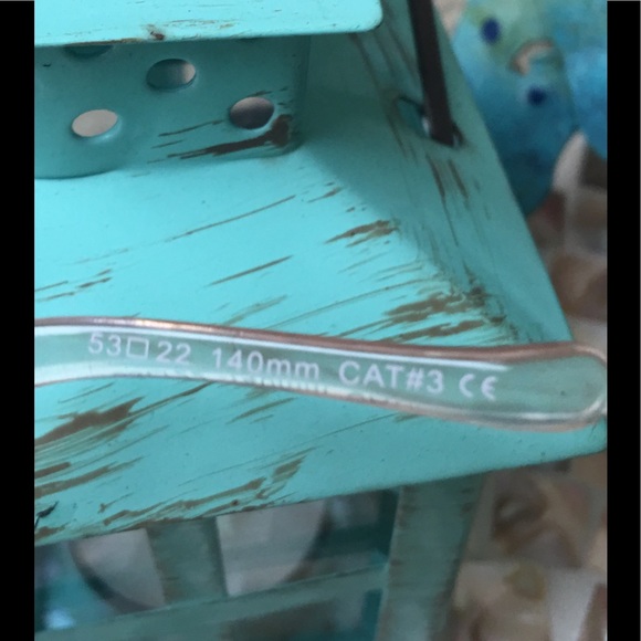 Gold/Coffee color Cat eye sunglasses - Picture 6 of 8