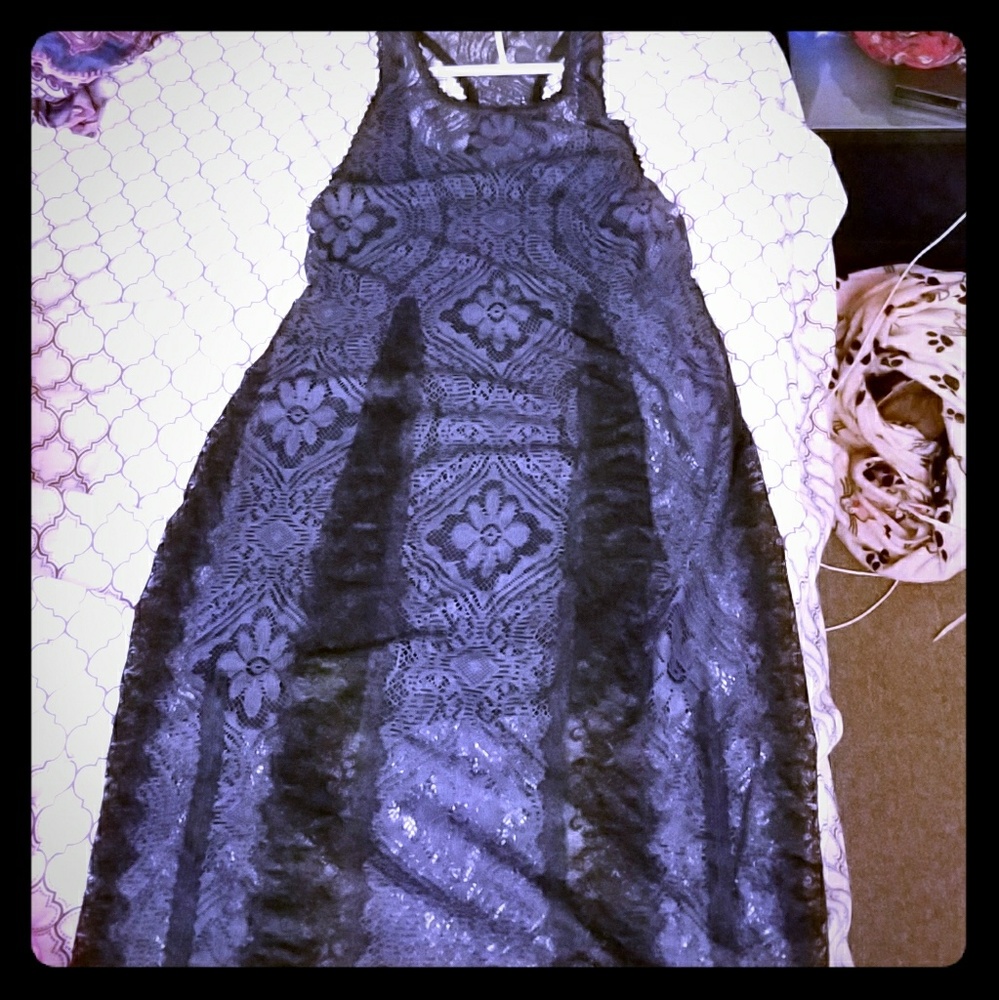 ⬇️PRICE DROP!! FREE PEOPLE LACE DRESS L🌹 RARE