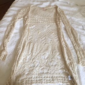 Target Crochet Longer Cardigan