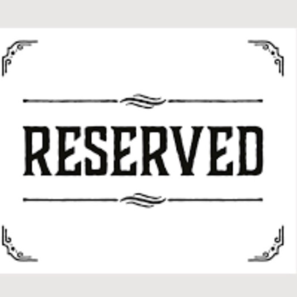 Reserved for trade