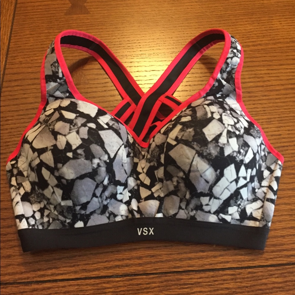 VSX workout bra( Gray,red,&black)