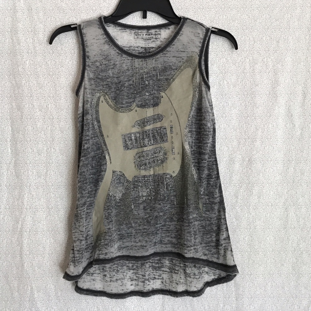 💘SOLD💘Vintage Burnout Nirvana Tank