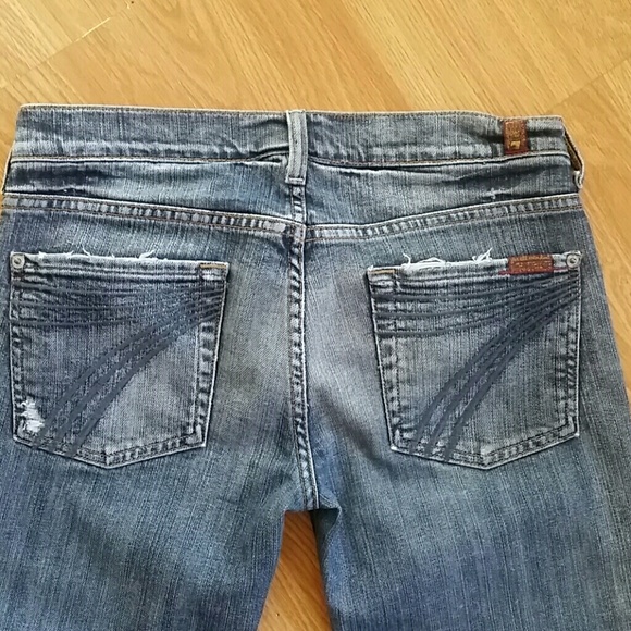 7 For All Mankind Denim - Seven For All Mankind Dojo Crop Capris