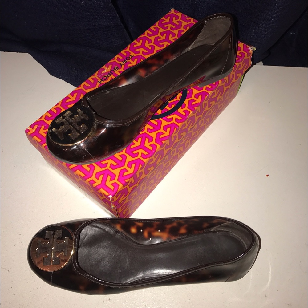 Tory Burch Tortoiseshell Reva Flats