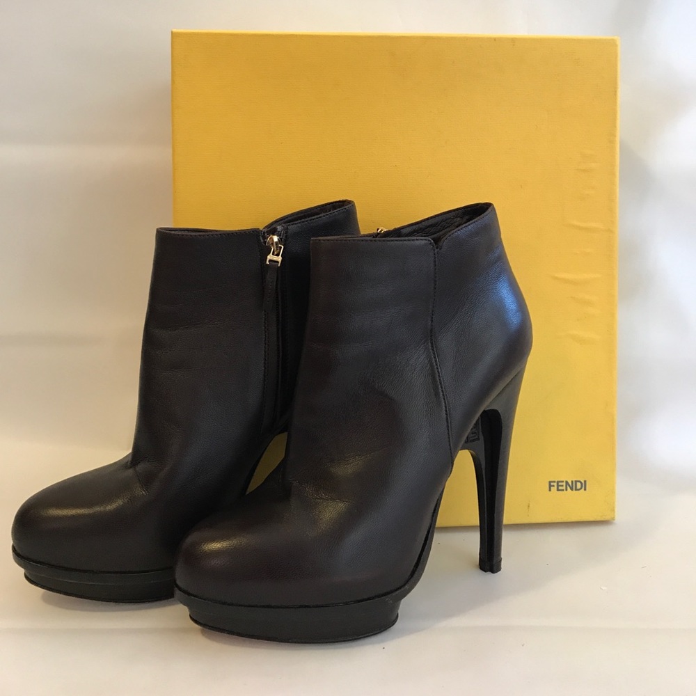 Fendi soft leather boots
