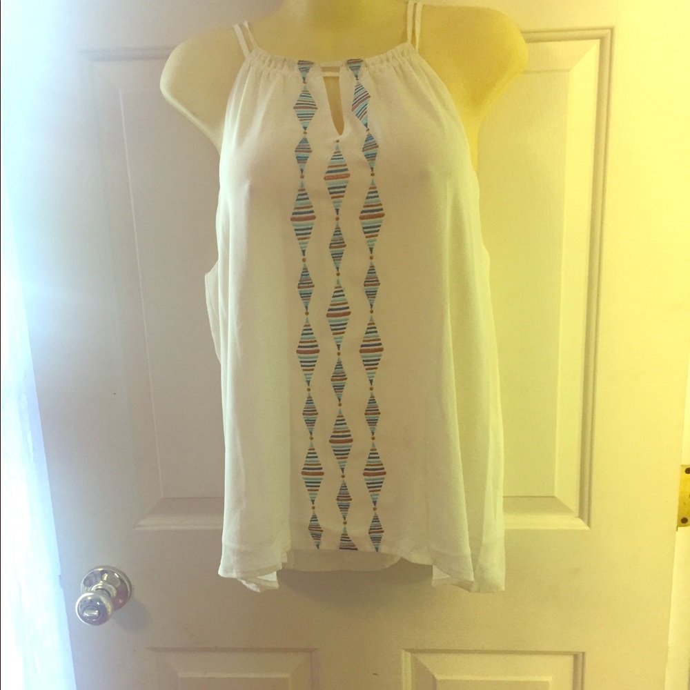 Beautiful white summer shirt.