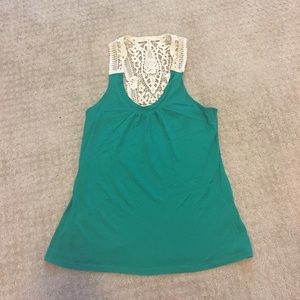 Teal tank top