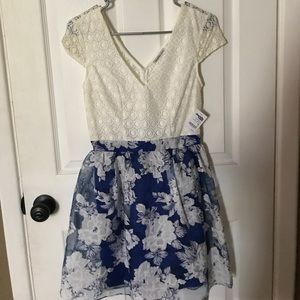 Charlotte Russe floral lace dress