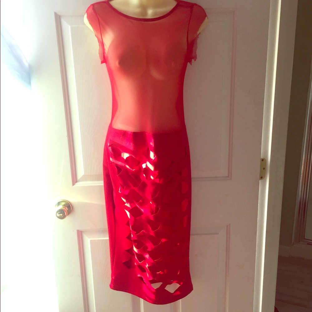 Beautiful red dress