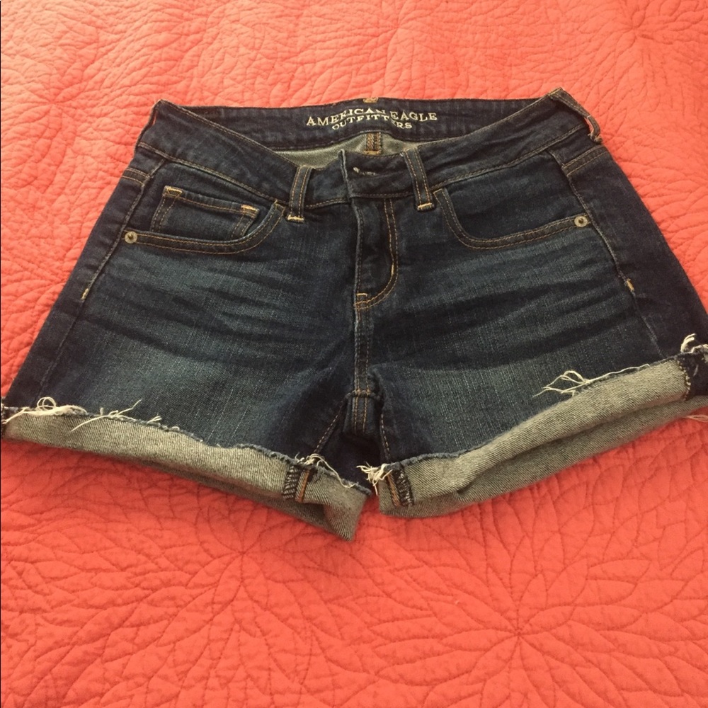 Denim shorts