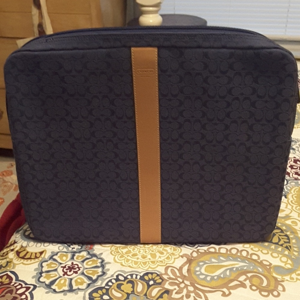 Coach laptop sleeve