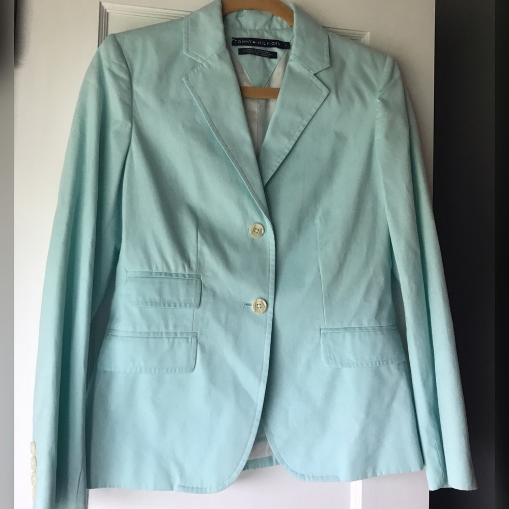 Tommy Hilfiger Aqua Pantsuit