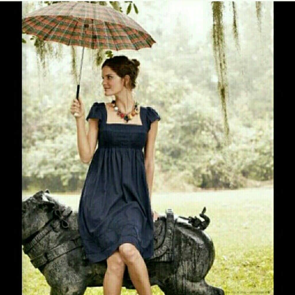 Anthro "Supreme Grace" Dress by Maeve (BROWN)