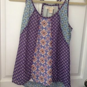 Hippie print tank
