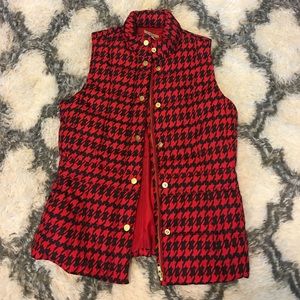 Red and Black Madison Vest