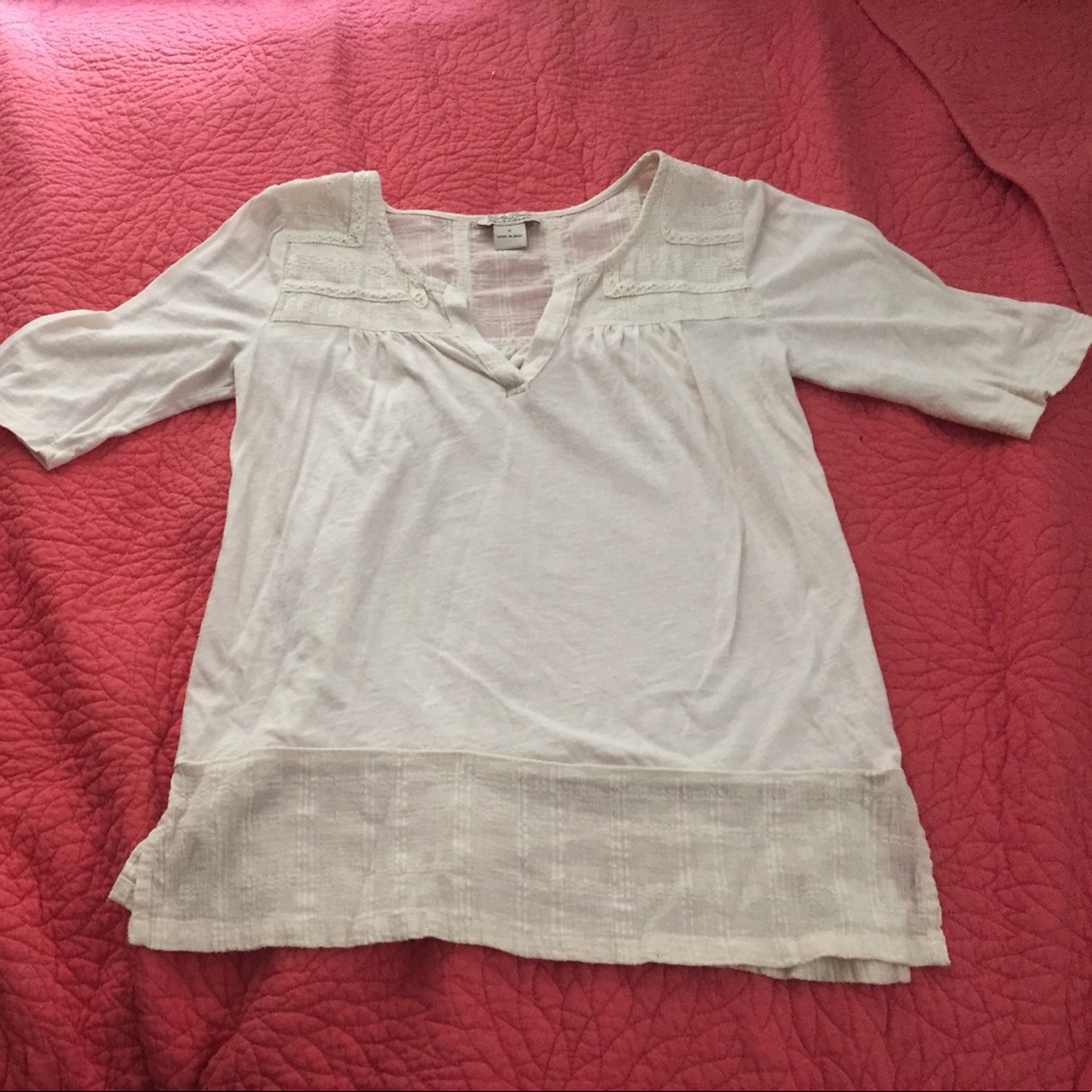 Vintage wash Lucky quarter sleeve