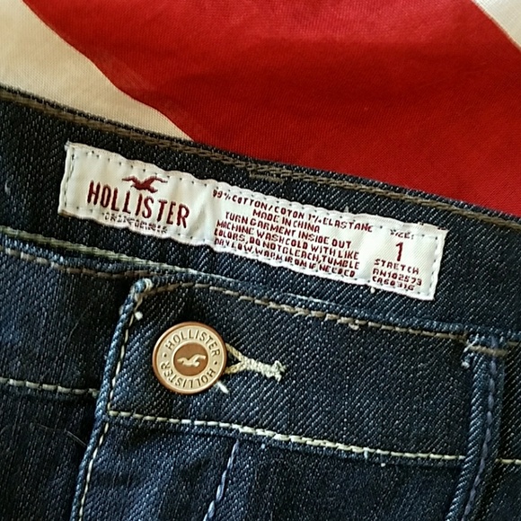 Hollister mini jean skirt BLUE 🇺🇸🇺🇸🇺🇸 - Picture 3 of 7