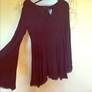 Navy blue long sleeve dress (fits small- medium)