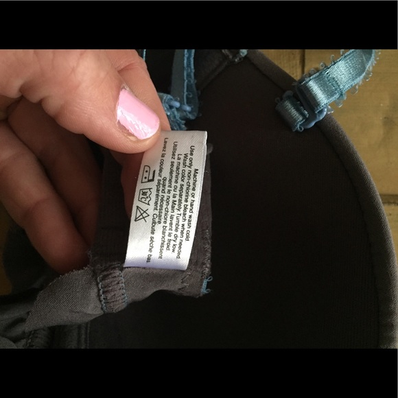 URBAN OUTFITTERS DAMSEL BOHO DEMI CUP BRA 32A SLATE GRAY FEMININE LOLITA - Picture 5 of 10