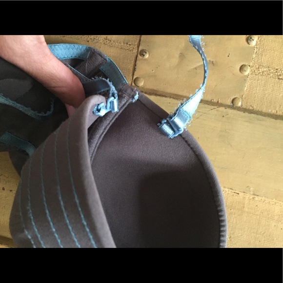 URBAN OUTFITTERS DAMSEL BOHO DEMI CUP BRA 32A SLATE GRAY FEMININE LOLITA - Picture 6 of 10