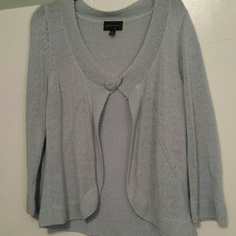 Investments Large Shrug Sweater Cover up