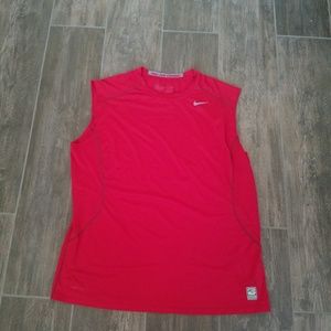 Fitted sleeveless nike shirt