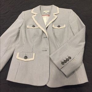 Loft striped blazer,