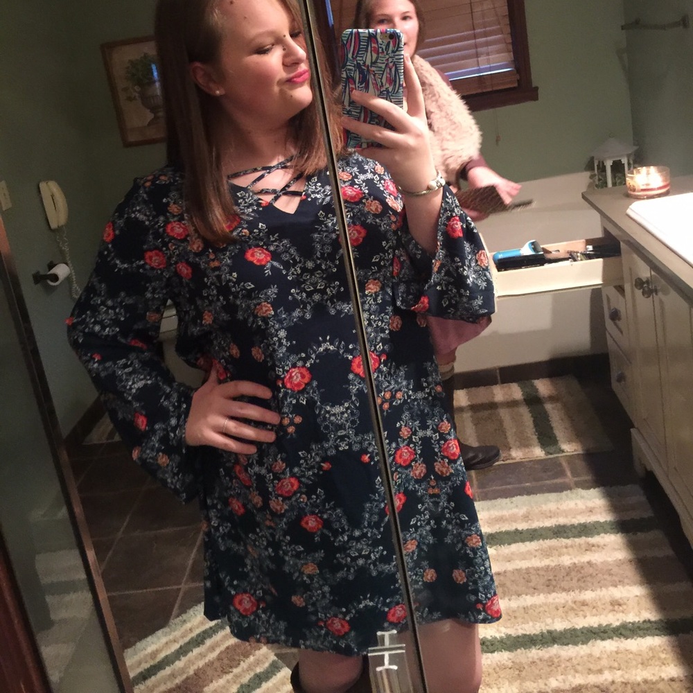Target Bell Sleeve Floral Dress