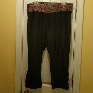 XXL Tall Xersion Black Yoga Capris