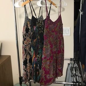 3 short summer dresses sz M
