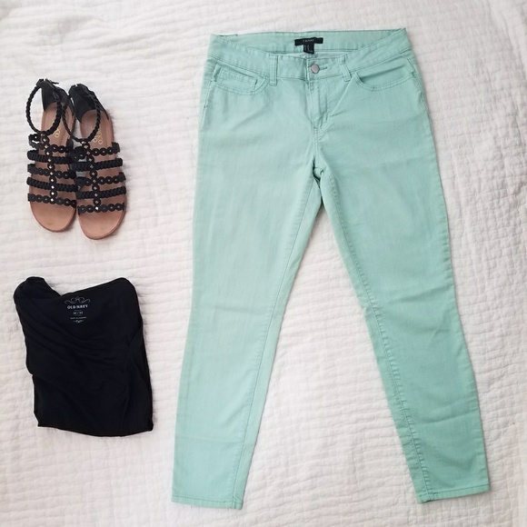 Forever 21 Denim - Forever 21 Mint Skinny Ankle Skimming Jeans