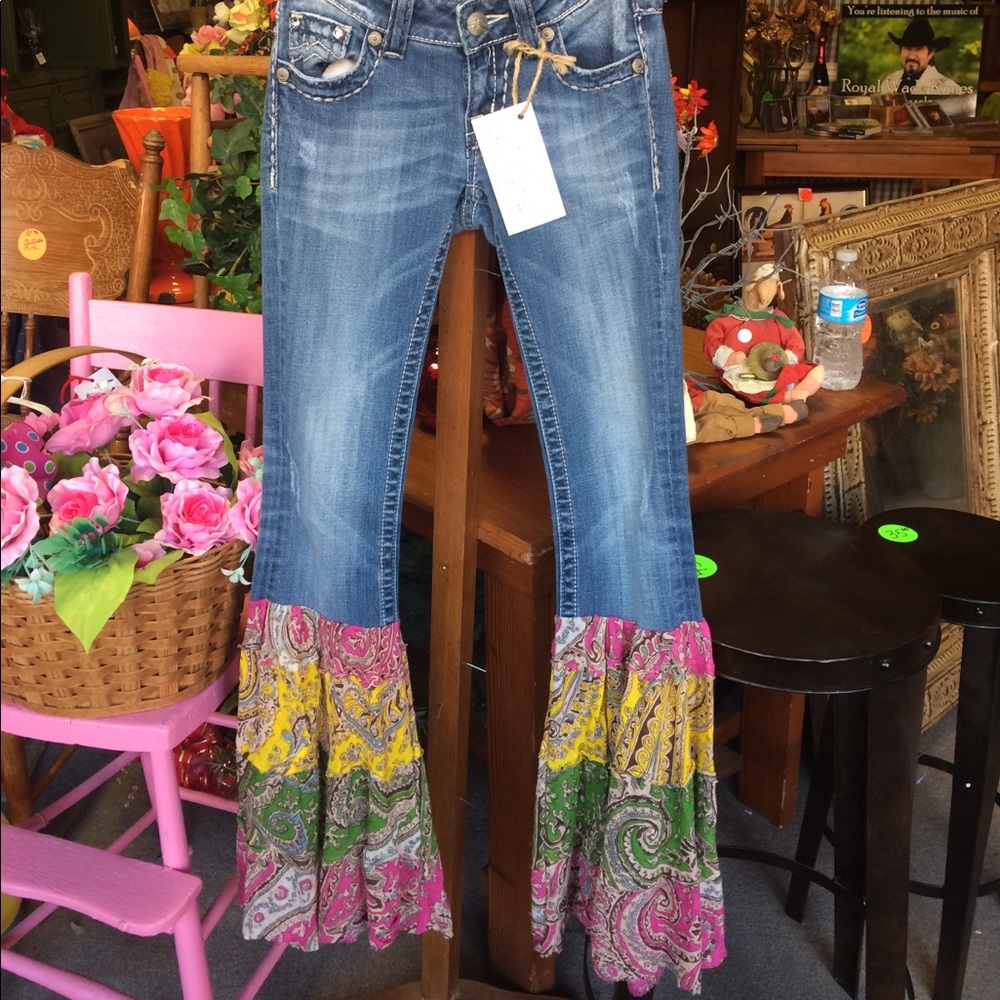 Miss me jeans upcycled size 25