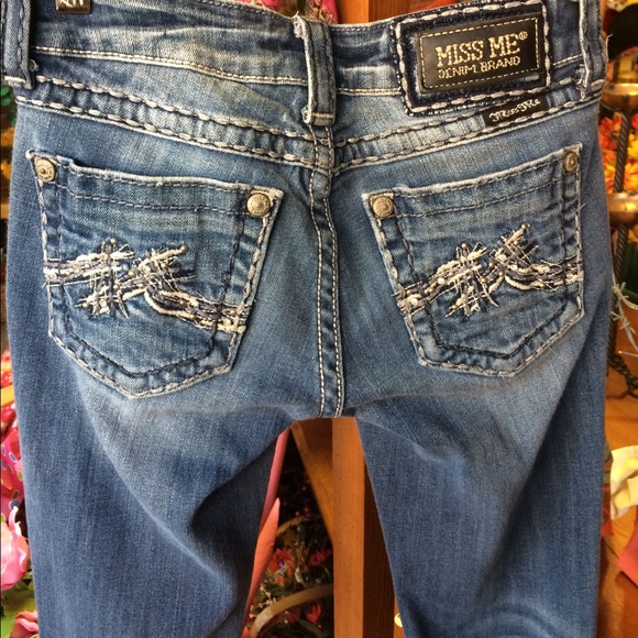 Miss me jeans upcycled size 25 - Picture 4 of 5