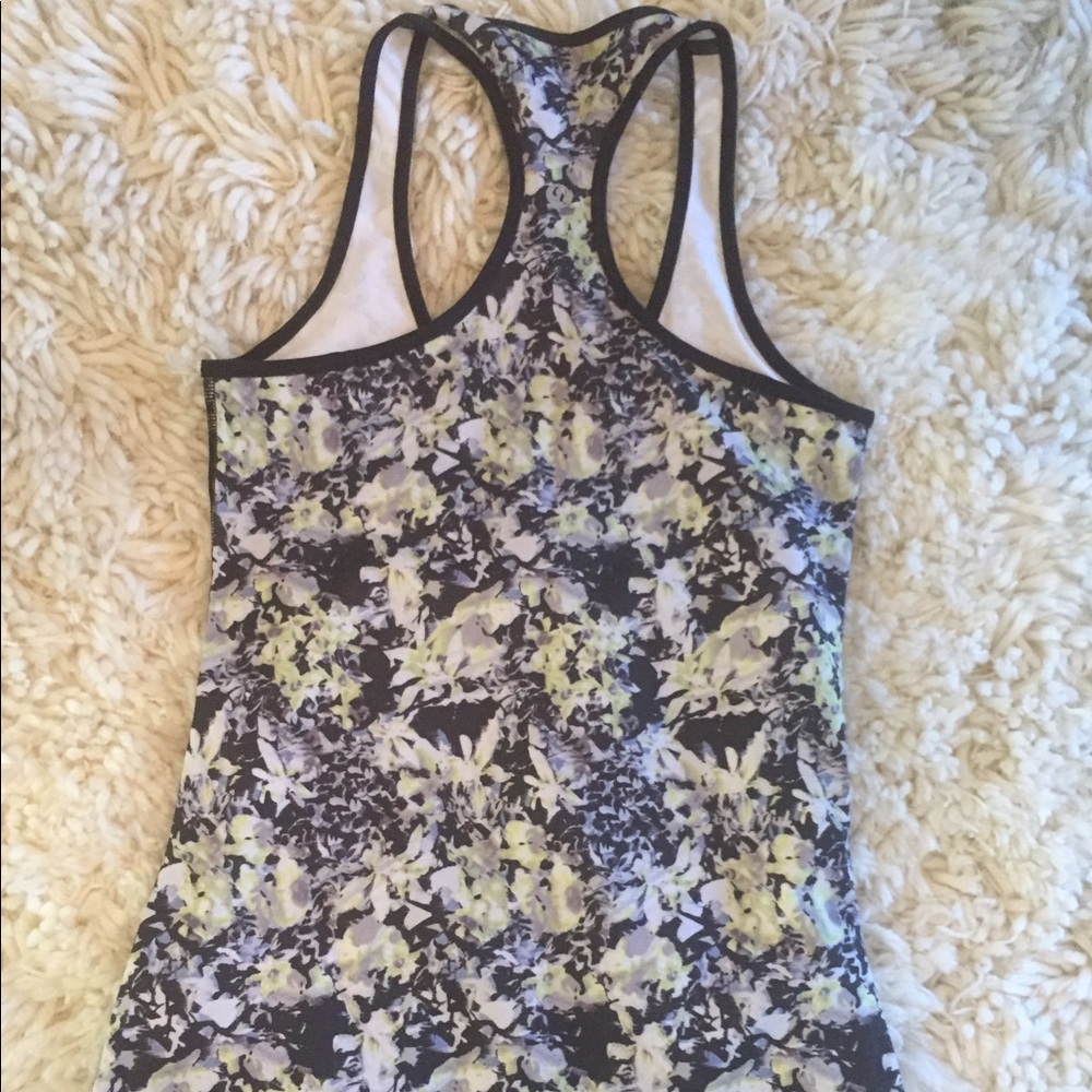 Lululemon floral racerback tank