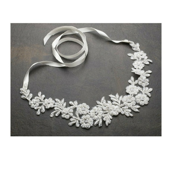 **Bhldn style**Perfect Boho Bridal headband / sash main image 4