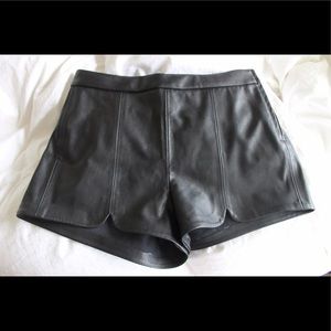 Fake Leather Shorts in size medium