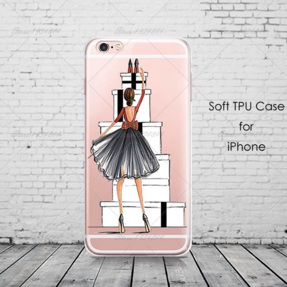 ✨iPhone 7 Plus Fashion Girl Shoes Phone Case✨