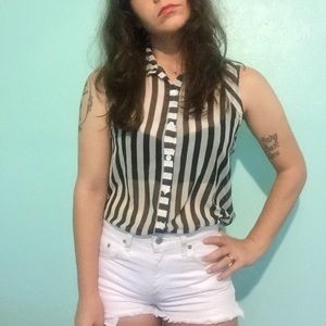 Beetlejuice Blouse